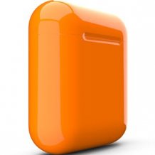 Фото товара Apple AirPods 2 Color (без беспроводной зарядки чехла, gloss orange)