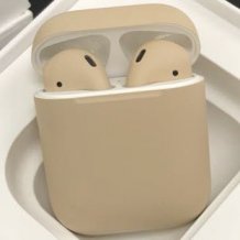 Bluetooth-гарнитура Apple AirPods 2 Color (без беспроводной зарядки чехла, matt beige)