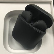 Bluetooth-гарнитура Apple AirPods 2 Color (без беспроводной зарядки чехла, Premium matt black)