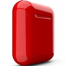 Фото товара Apple AirPods 2 Color (без беспроводной зарядки чехла, gloss red)