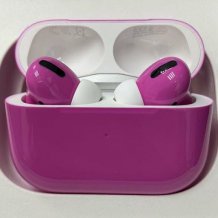 Bluetooth-гарнитура Apple AirPods Pro Color (gloss bright pink)