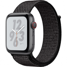 Фото товара Apple Watch Series 4 GPS + Cellular 40mm (Space Gray Aluminum Case with Black Nike Sport Loop)