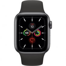 Фото товара Apple Watch Series 5 GPS + Cellular 44mm (Space Gray Aluminum Case with Black Sport Band)