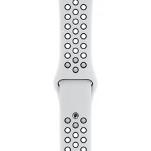 Фото товара Apple Watch Series 5 GPS 40mm (Silver Aluminium Case with Pure Platinum/Black Nike Sport Band, MX3R2RU/A)