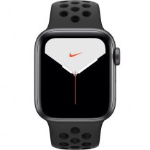 Фото товара Apple Watch Series 5 GPS 40mm (Space Gray Aluminium Case with Anthracite/Black Nike Sport Band, MX3T2RU/A)