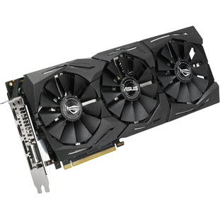 Фото товара ASUS GeForce GTX 1080 Ti 1569MHz PCI-E 3.0 11264MB 11010MHz 352 bit DVI 2xHDMI HDCP Strix OC Gaming