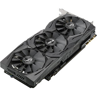 Фото товара ASUS GeForce GTX 1080 Ti 1569MHz PCI-E 3.0 11264MB 11010MHz 352 bit DVI 2xHDMI HDCP Strix OC Gaming