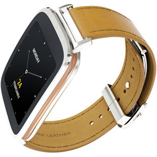 Фото товара Asus ZenWatch WI500Q (black silver case brown)