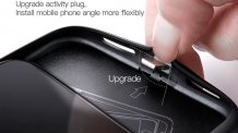 Фото товара Baseus Plaid Backpack Power Bank для iPhone X/Xs (3500мАч, черный)