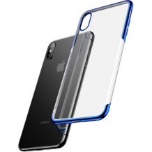 Чехол Baseus Shining для iPhone X/Xs (синий)