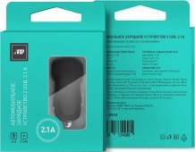 Фото товара BoraSCO автомобильное 2USB 2.1A (черный)