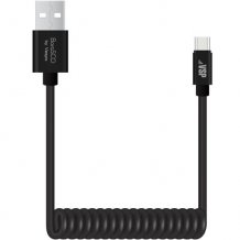 Фото товара BoraSCO USB - USB Type-C 2A 2м витой (черный)