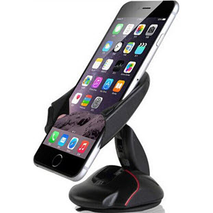 Держатель Car stand fashion автомобильный для смартфонов (3.5"-6.5", черный)