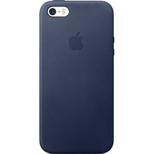 Фото товара Case Leather для iPhone 5/5S/SE (midnight blue)