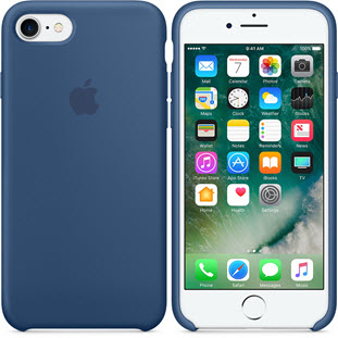 Чехол Case Silicone для iPhone 7 (ocean blue)