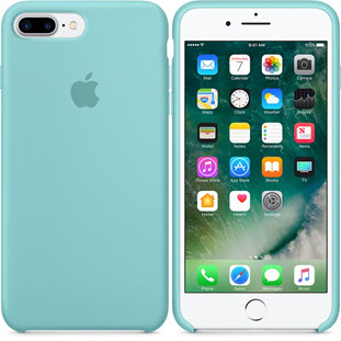 Чехол Case Silicone для iPhone 7 Plus (sea blue)