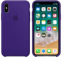 Фото товара Case Silicone для iPhone X/Xs (violet)