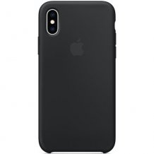 Чехол Case Silicone для iPhone X/Xs (black)