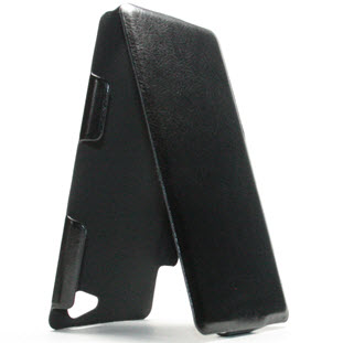 Чехол Armor Ultra Slim флип для Sony Xperia Z1 Compact (черный)