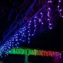 Фото товара Гирлянда бахрома - Twinkly Icicle (Multicolor + White edition) - 190 шт.(5 м) RGB + W + BT + Wi-Fi (TWI190SPP-TEU)