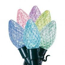 Фото товара Twinkly C9 Lights, 40 RGB диодов, зеленый провод, BT+WiFi, Gen II, IP44