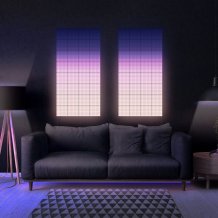 Фото товара Панели со светодиодной подсветкой Twinkly Squares RGB + BT + Wi-Fi, 3 шт. (16x16см)