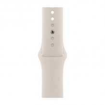 Фото товара Apple Watch SE (2024) 44mm Starlight Aluminum Case with Starlight Sport Band (GPS) (размер S/M)