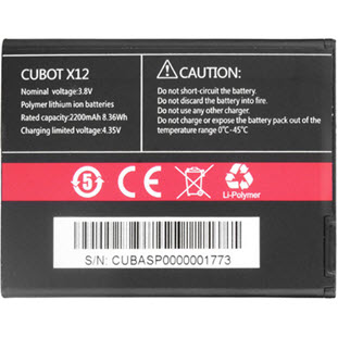 Аккумулятор Cubot для X12 (2200 мАч)