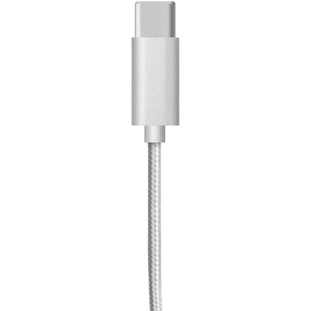 Фото товара Deppa Alum USB Type-C - USB Type-C (1.2м, нейлоновая оплетка, серебро)