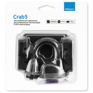 Фото товара Deppa автомобильный Crab 5 для планшетов (черный)