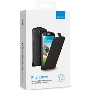 Фото товара Deppa Flip Cover для Samsung Galaxy S4 (черный)