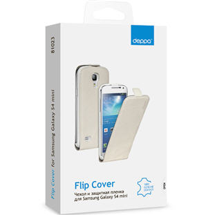 Фото товара Deppa Flip Cover для Samsung Galaxy S4 mini (белый)