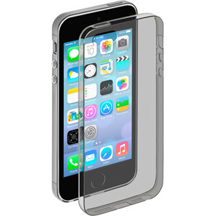 Чехол Deppa Gel Case для Apple iPhone 5/5S/SE (прозрачный черный)