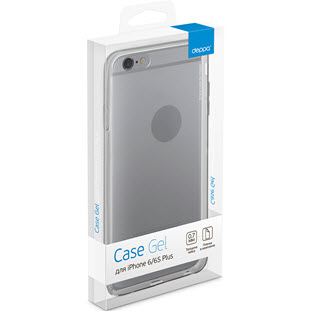 Фото товара Deppa Gel Case для Apple iPhone 6 Plus/6S Plus (прозрачный черный)