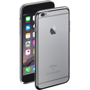 Чехол Deppa Gel Plus Case для Apple iPhone 6/6S (прозрачный черный)