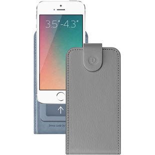 Чехол Deppa Flip Cover M универсальный для смартфонов 4.3"-5.5" (серый)