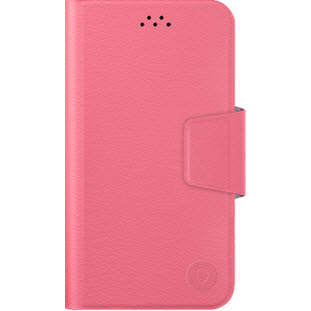Чехол Deppa Wallet Slide M универсальный для смартфонов 4.3"-5.5" (розовый)