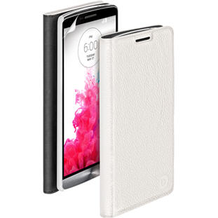 Чехол Deppa Wallet Cover для LG G3 (белый)