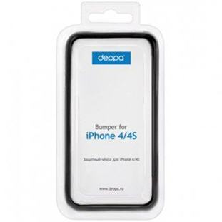 Фото товара Deppa Bumper для Apple iPhone 4/4S (черный)