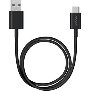 Data-кабель Deppa USB A 3.0 - USB C Plug (1.2м, черный)