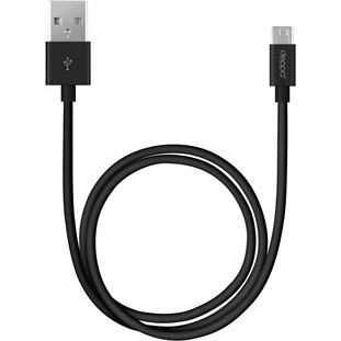 Data-кабель Deppa USB - micro USB (2.0м, черный)