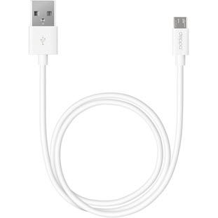 Data-кабель Deppa USB - micro USB (1.2м, белый)