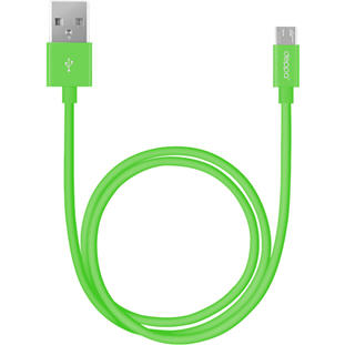 Data-кабель Deppa USB - micro USB (1.2м, зеленый)