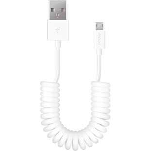 Data-кабель Deppa USB - micro USB (витой, 2.0м, белый)