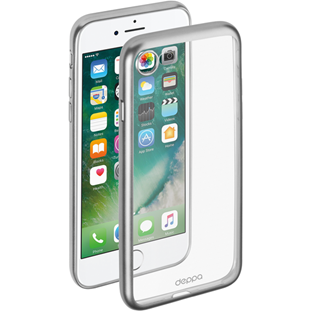 Фото товара Deppa Gel Plus Case матовый для Apple iPhone 7 (серебряный)