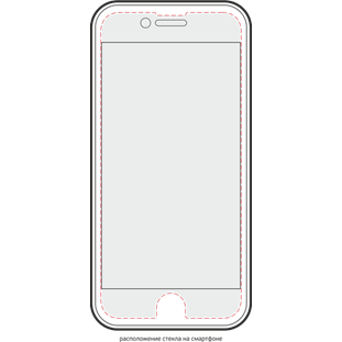 Фото товара Deppa Hybrid для Apple iPhone 7 (прозрачное, 0.25мм)