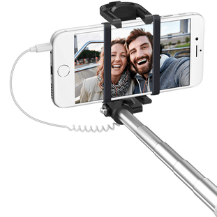 Монопод Deppa Selfie Mini (проводной, черный)