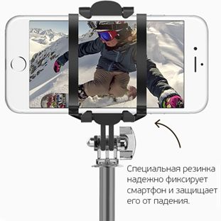 Фото товара Deppa Selfie Pro (беспроводной, графит)