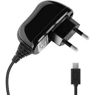 Зарядное устройство Deppa СЗУ+кабель micro USB, 2.1A (черный)