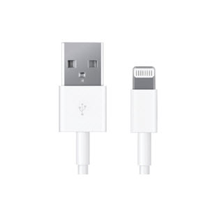 Фото товара Deppa СЗУ USB 1А, дата-кабель 8-pin для Apple, Ultra (белый)